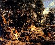Peter Paul Rubens Wild-Boar Hunt Germany oil painting artist